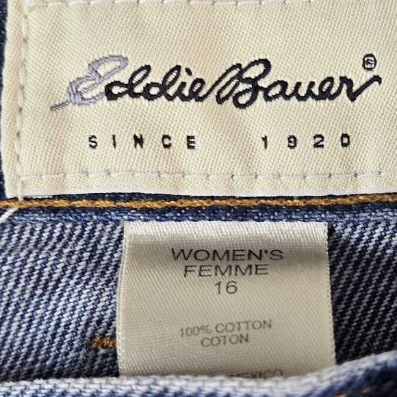 Eddie BauerJeans Women’s 16 Relaxed Fit Denim Jeans retro vintage 100% cotton - Picture 2 of 11